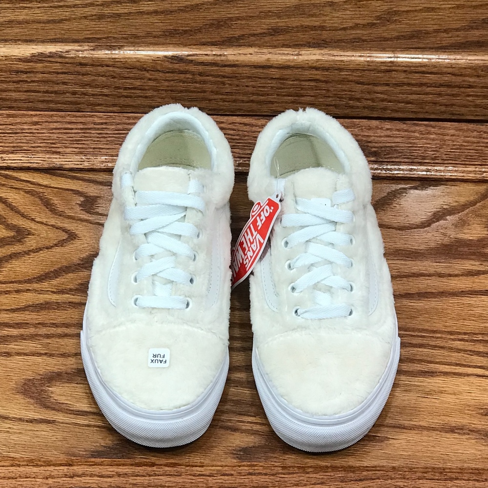 Vans Old Skool Sherpa Turtledove Blanc De Blanc - Picture 4 of 7